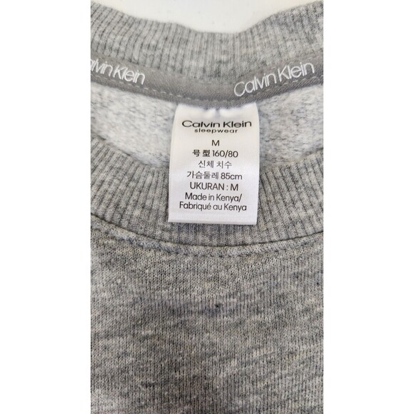 Calvin Klein Women’s 2-Piece Pajama Set | Long Sleeve Jogger, Gray, Size M, GUC - Picture 10 of 16